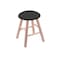 Holland Bar Stool Co Maple Vanity Stool, Natural Finish, Graph Ruby Seat RC18MSNat008 - alternate 1
